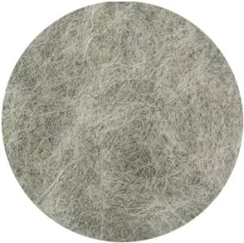 New Zealand Merino wool - light grey - carded, fleece