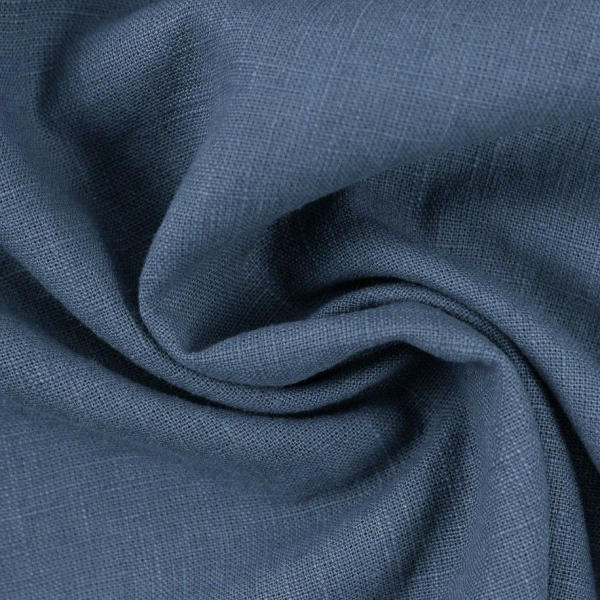 Linen-cotton - smoke blue