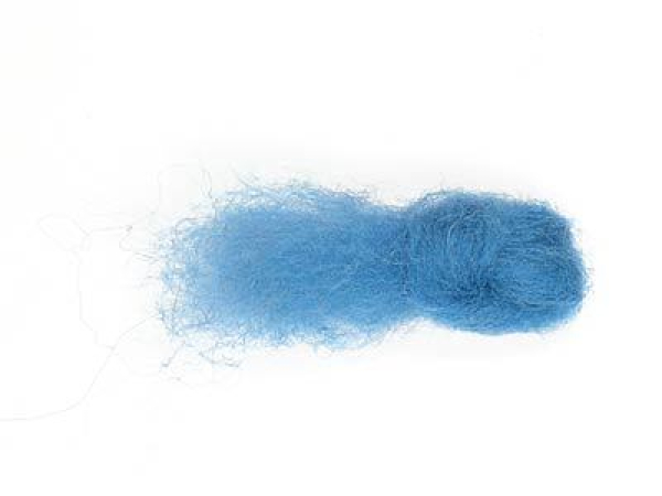 New Zealand Merino wool, carded, fleece - light blue