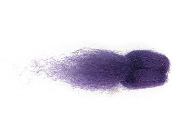 New Zealand Merino wool, carded, fleece - dark purple