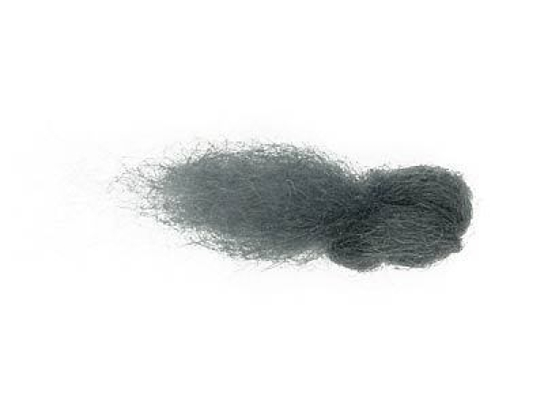 New Zealand Merino wool, carded, fleece - anthracite