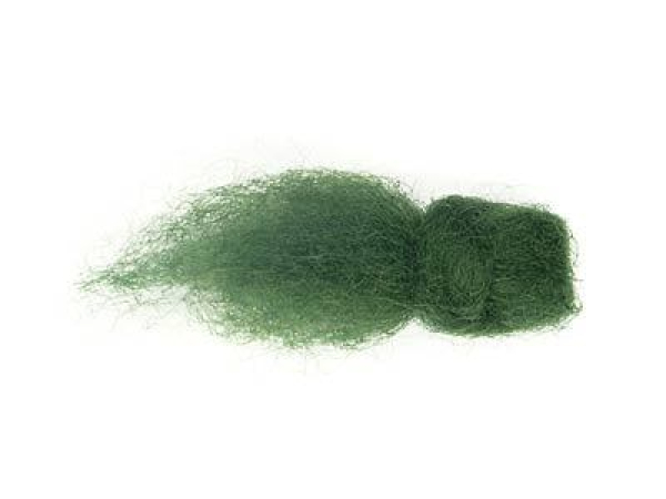 New Zealand Merino wool, carded, fleece - dark green