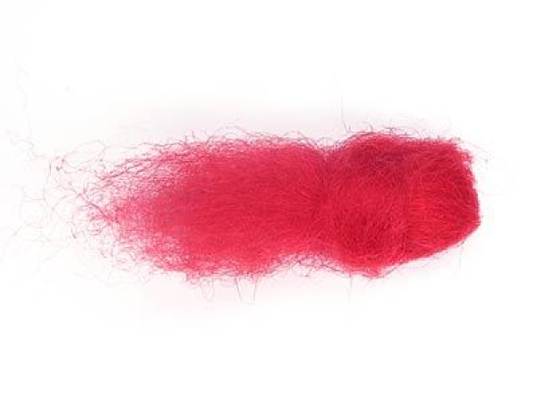 New Zealand Merino wool, carded, fleece - flame red