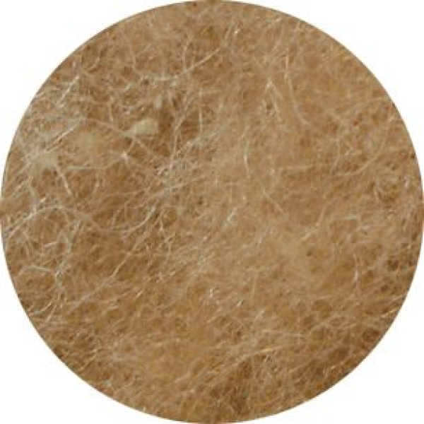 Camel hair with wool, fleece - natural