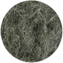 New Zealand Merino wool - dark grey - carded, fleece