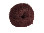 Mohair-yarn for doll's hair - brown