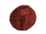 Mohair-yarn for doll's hair - reddish brown